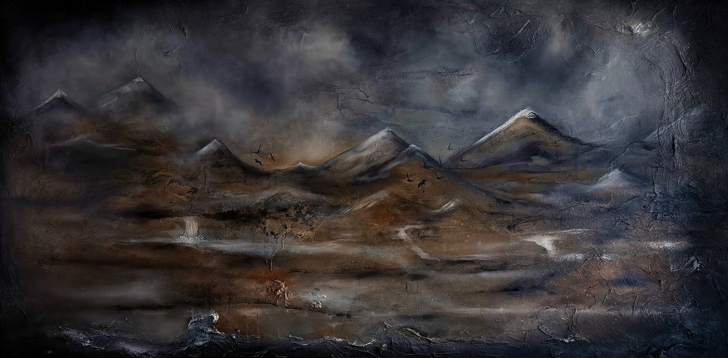 Í stormi og hríð - 80 x 160 cm