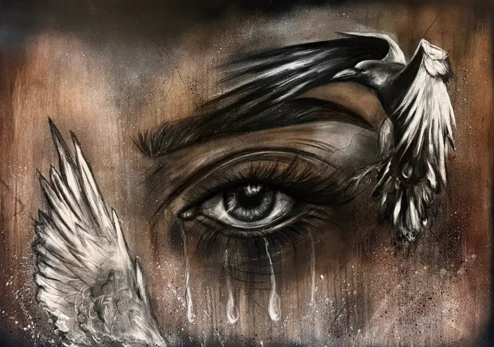 Fjötrar sorgarinnar-100x140 cm