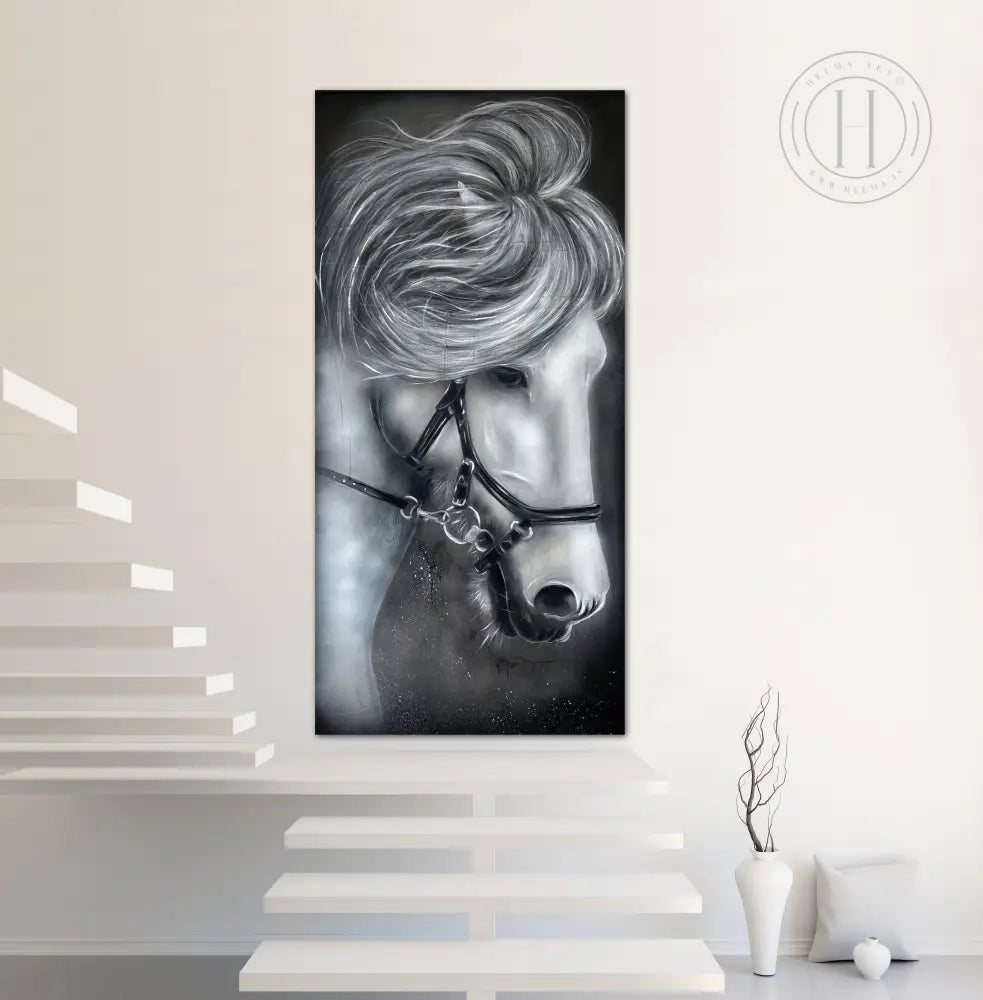 Hestur Grár - 80X160 Cm