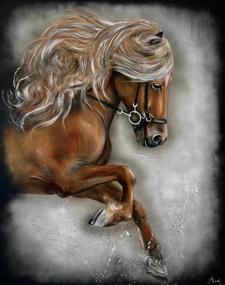 Hestur Rauður - 120X150 Cm