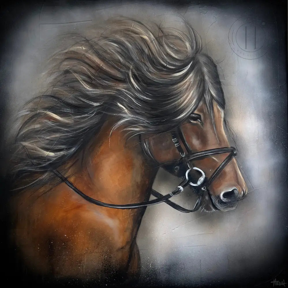 Jarpur Hestur - 100X100