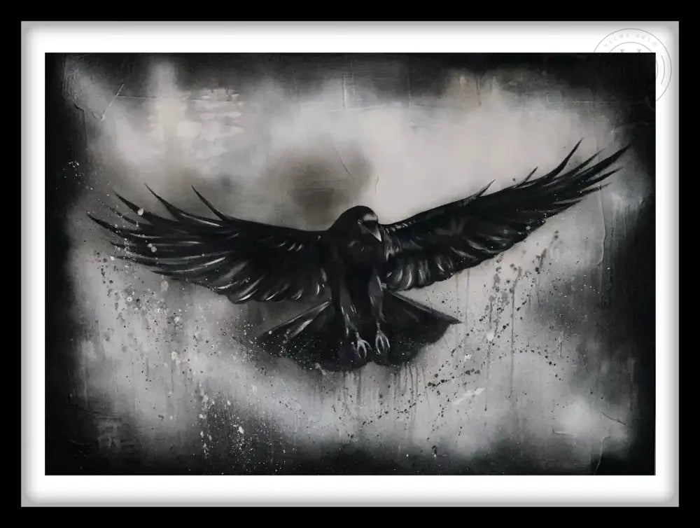 Nr 4 - Hrafn 30X40Cm