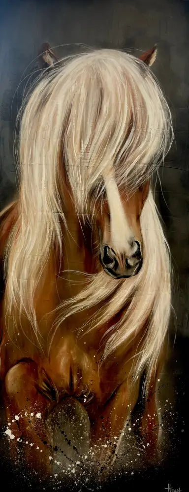 Rauður Hestur 60X150Cm