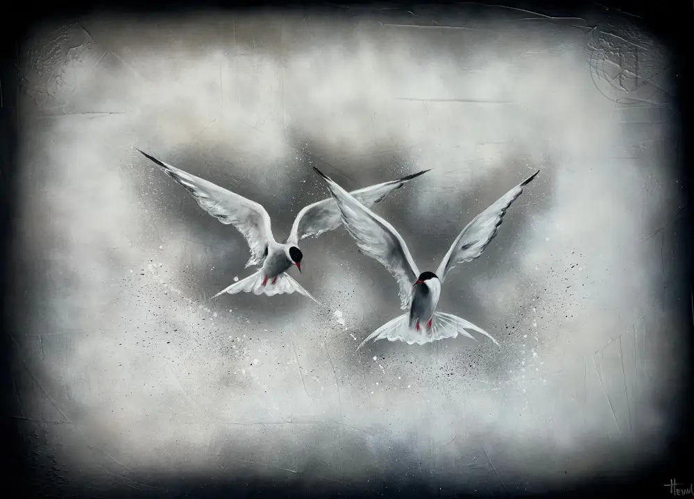 Tvær Kríur - 100X140Cm