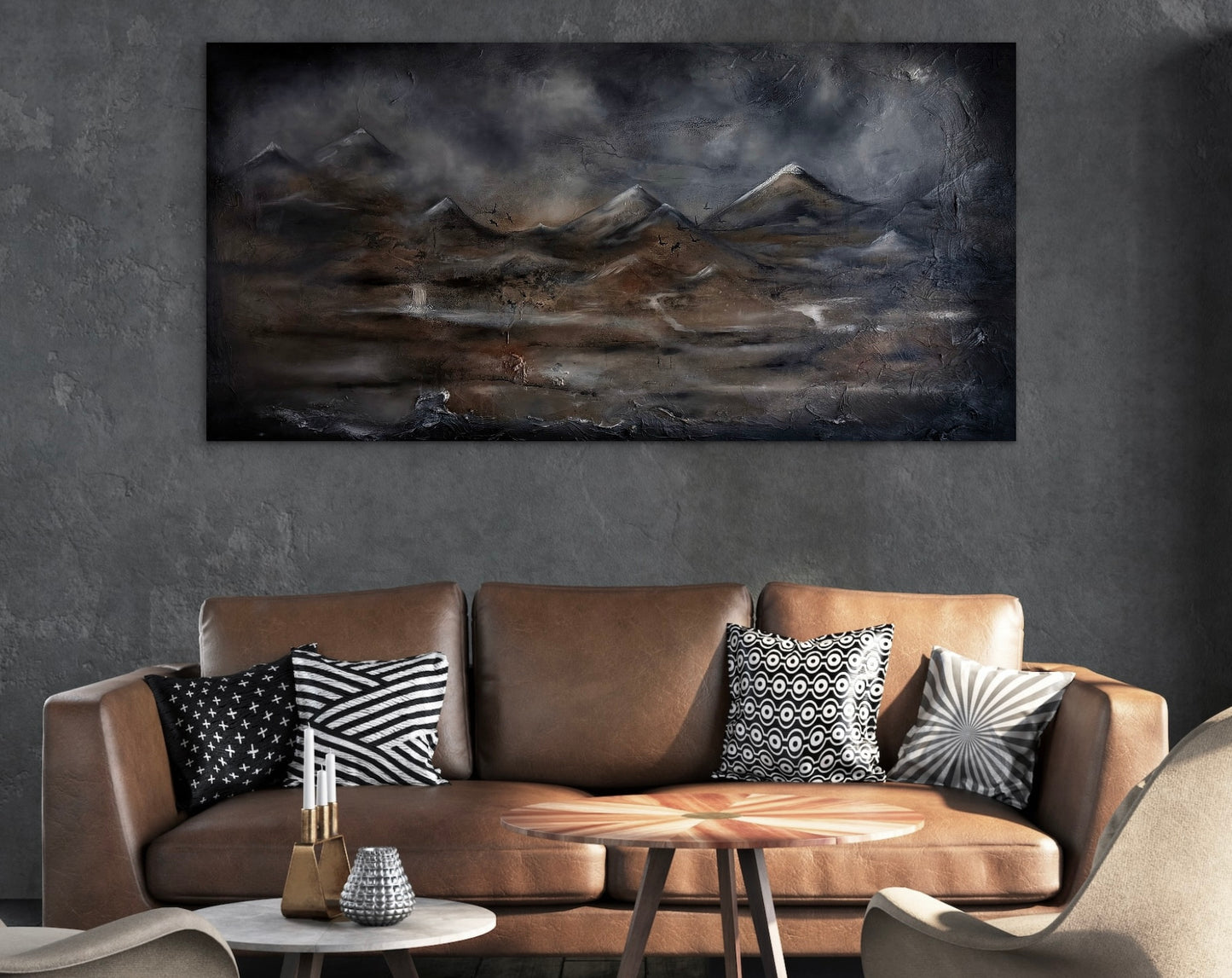 Í stormi og hríð - 80 x 160 cm