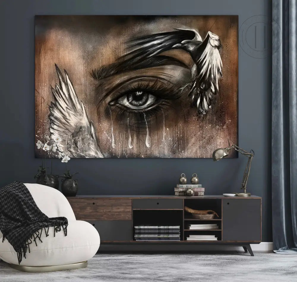 Fjötrar sorgarinnar-100x140 cm