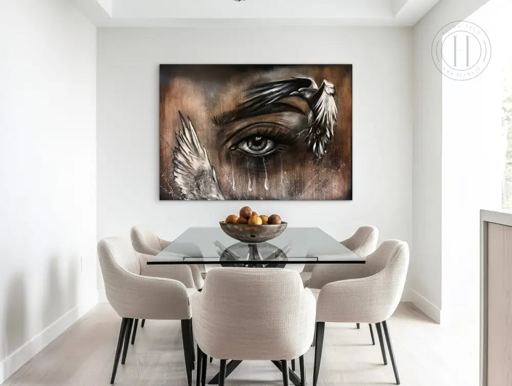 Fjötrar sorgarinnar-100x140 cm