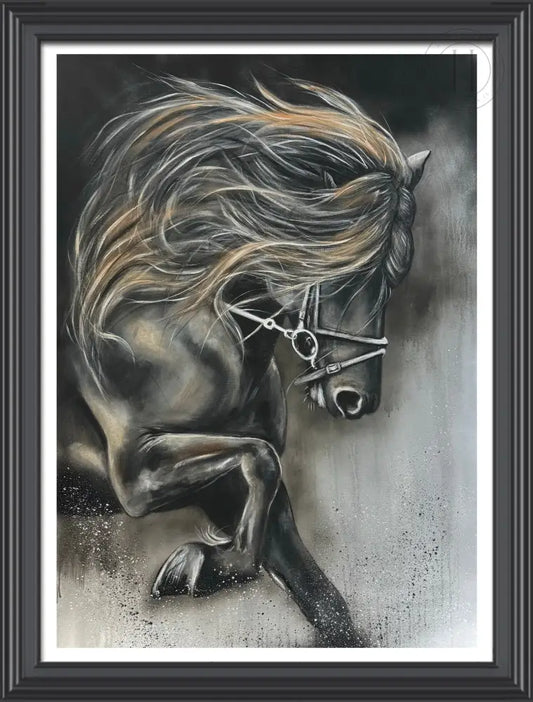 Nr 49 - Hestur - 50 x 70 cm