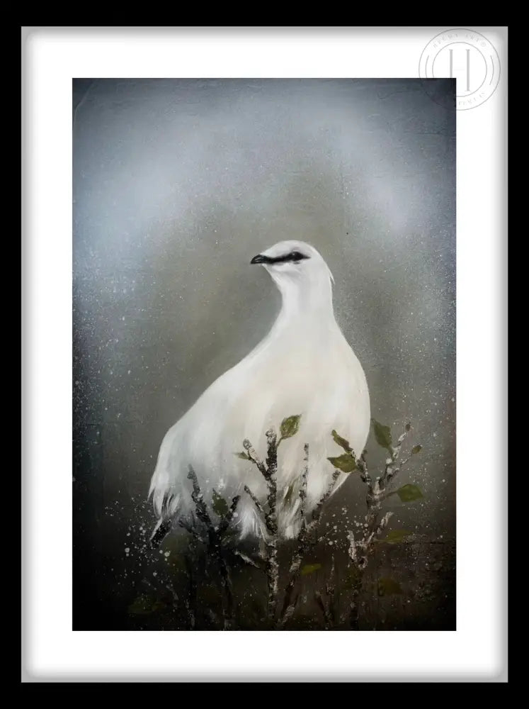 Nr 54 -.Rjúpa- 40 x 50 cm