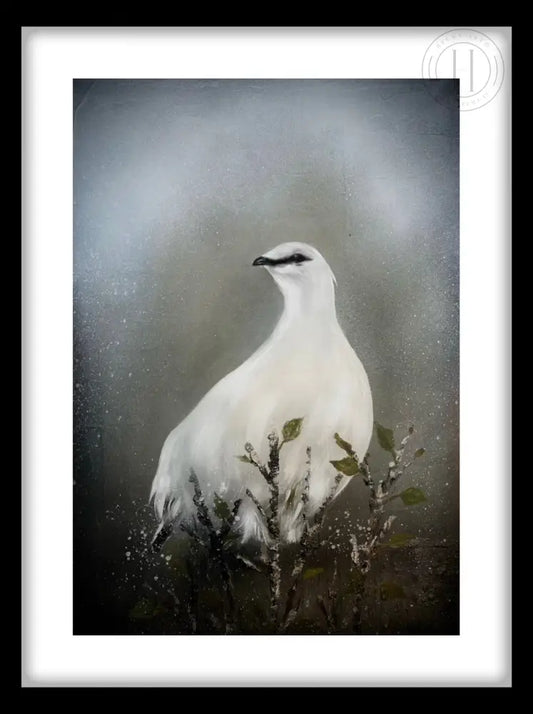 Nr 54 -.Rjúpa- 40 x 50 cm