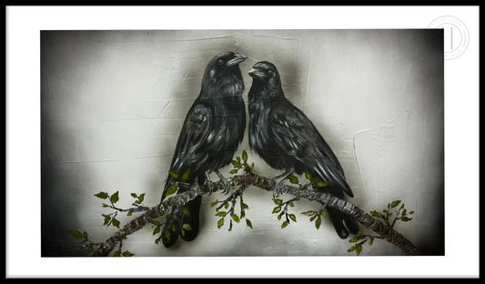 Krummaást 60 x 90 cm í ramma