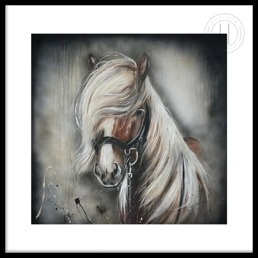 Nr 58 - Skjóni 32 x 32 cm í ramma