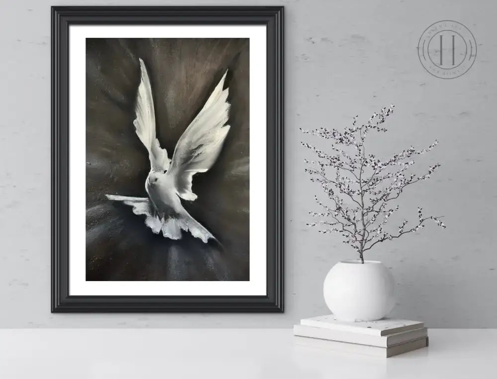 Friðarflug - 40 x 50 cm