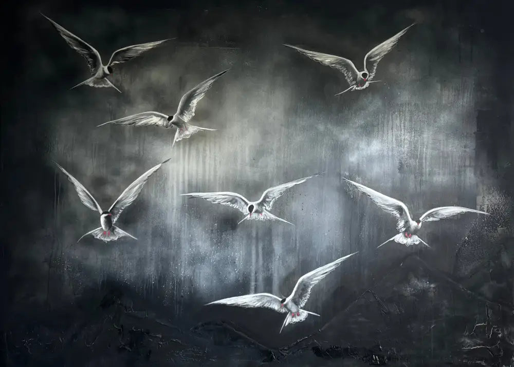 Storminn hefur lægt 150 x 180 cm