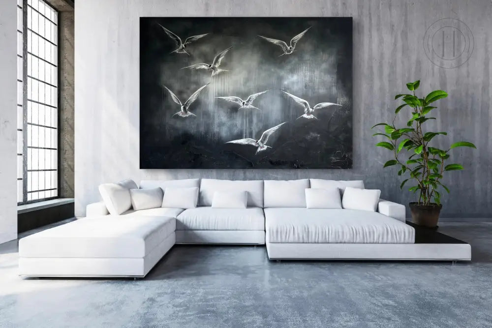 Storminn hefur lægt 150 x 180 cm