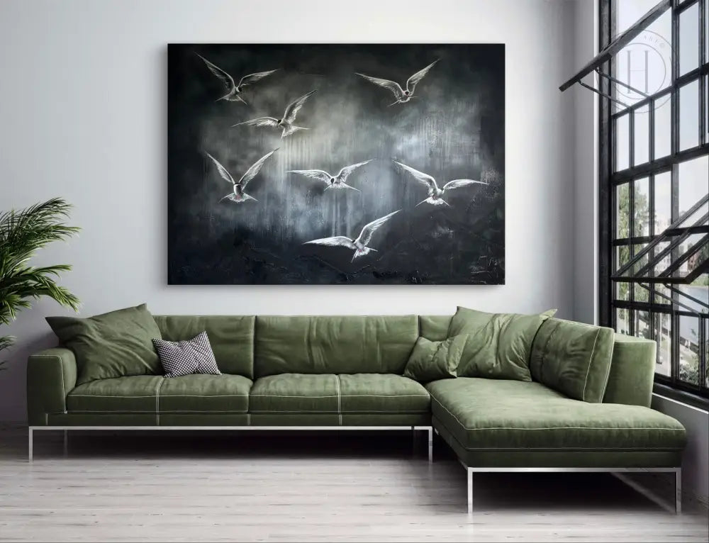 Storminn hefur lægt 150 x 180 cm